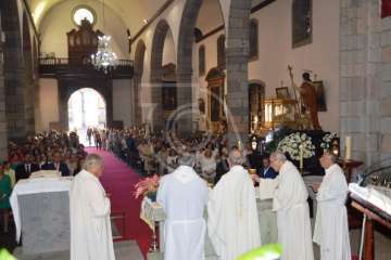 Misa y procesión de San Juan Bautista por el casco antiguo de Telde (Foto TA)